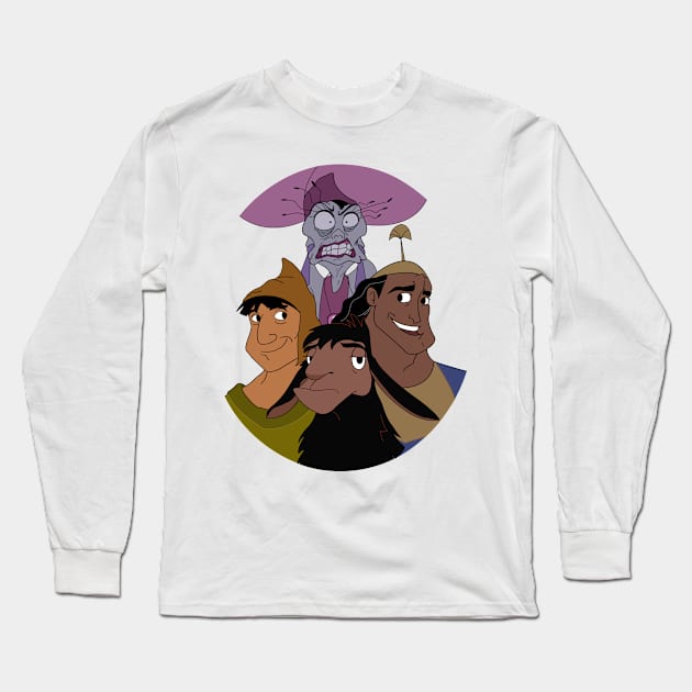 New Groove Crew Long Sleeve T-Shirt by chickenmonkey707